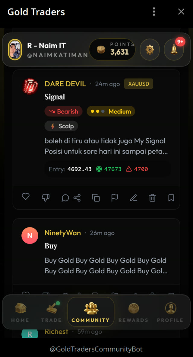 GoldTraders Trader Portal — frame 3